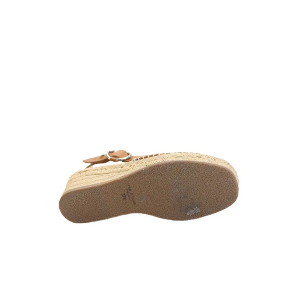 Rag & Bone Womens Leather Calla Espadrille Wedge Sandals Brown Size 7.5 - Picture 4 of 5
